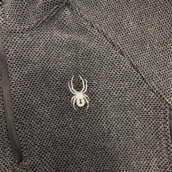 Spyder Boundless Quarter Zip Hoodie Men’s XL Grey Streetwear Cozy Gorpcore - Picture 12 of 16